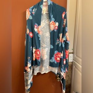 Matilda Jane Blue Floral Cardigan XXL
